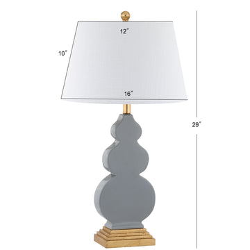Carter 29" Ceramic/Resin LED Table Lamp - JONATHAN Y